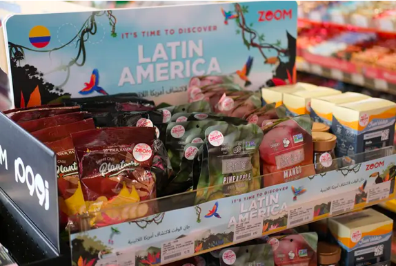 Latin America conquers the Emirates: Products from the region arrive at Zoom stores at ENOC gas stations.